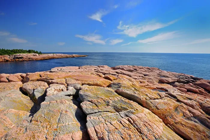 Framed Print : Rocky shoreline along the Atlantic Ocean Cape Breton Highlands National Park Nova Scotia, Canada Framed Print : Rocky shoreline along the Atlantic Ocean Cape Breton Highlands National Park Nova Scotia, Canada