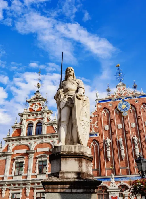 Framed Print : Rolands Statue in front of the House of the Black Heads, Town Hall Square, Riga, Latvia Framed Print : Rolands Statue in front of the House of the Black Heads, Town Hall Square, Riga, Latvia