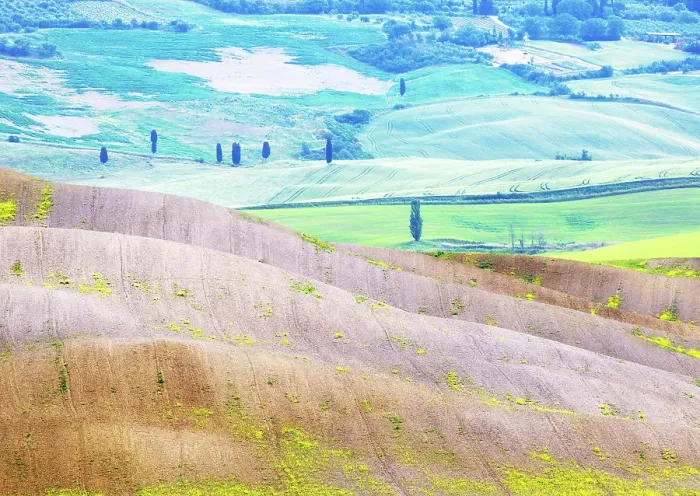 Framed Print : Rolling hills of Val d'Orcia, Tuscany, Italy Framed Print : Rolling hills of Val d'Orcia, Tuscany, Italy