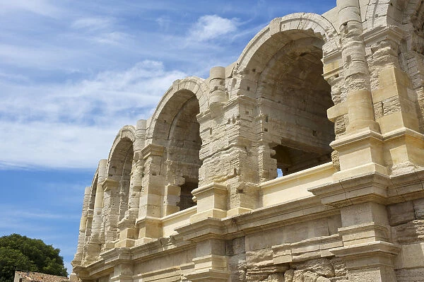 Roman Amphitheater in Arles, Provence, Provence-Alpes-Cote d Azur, France