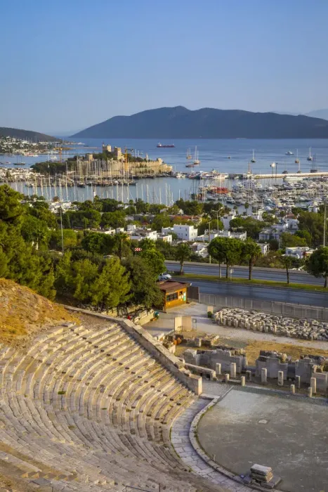 Framed Print : Roman Amphitheatre & Castle Bodrum, Mugla, Aegean Coast, Turkey Framed Print : Roman Amphitheatre & Castle Bodrum, Mugla, Aegean Coast, Turkey