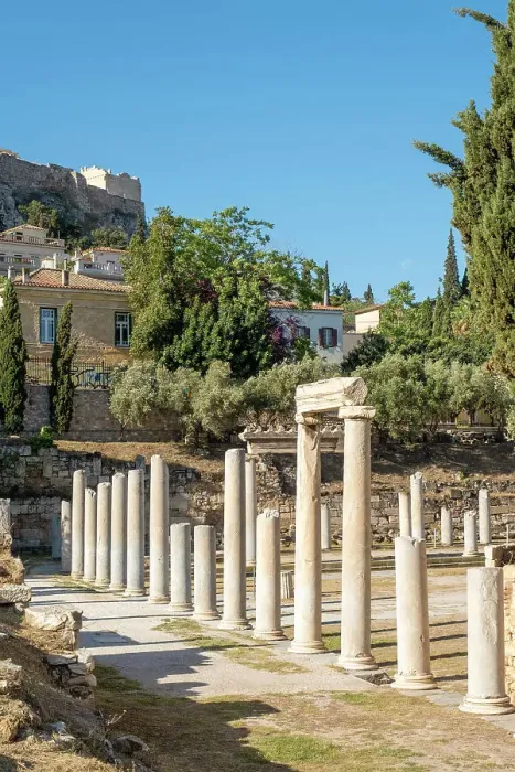 Framed Print : Roman Forum of Athens, Athens, Greece Framed Print : Roman Forum of Athens, Athens, Greece