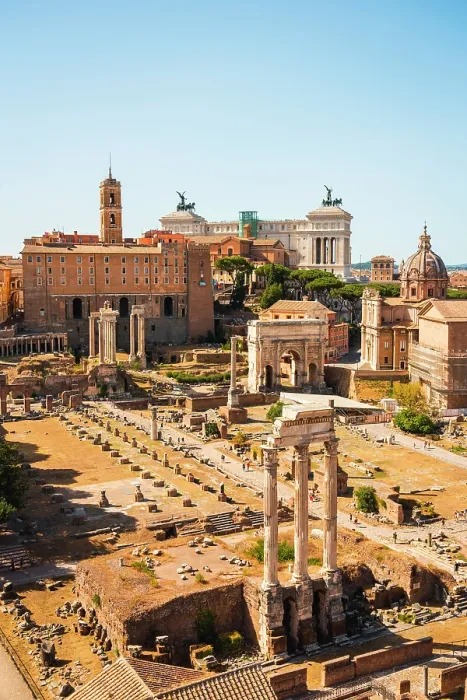 Framed Print : The Roman Forums (Imperial Fora), Rome, Lazio, Italy