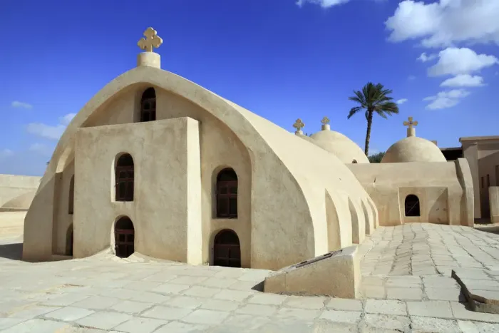 Framed Print : Roman monastery, Scetes, Wadi El Natrun, Egypt Framed Print : Roman monastery, Scetes, Wadi El Natrun, Egypt