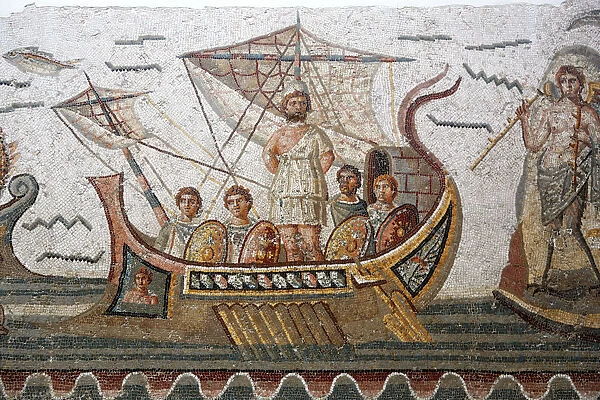 Roman mosaic, Bardo museum, Tunis, Tunisia