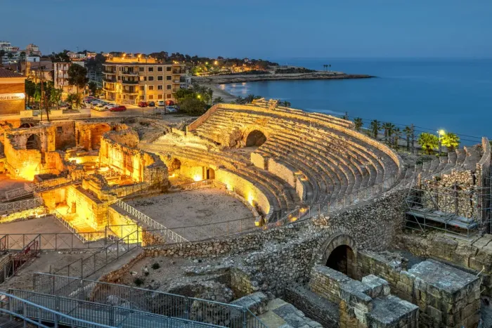 Framed Print : Roman theatre of Tarraco, Tarragona, Catalonia, Spain Framed Print : Roman theatre of Tarraco, Tarragona, Catalonia, Spain