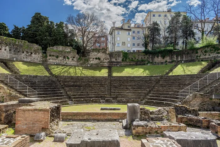 Framed Print : Roman Theatre, Trieste, Friuli-Venezia Giulia, Italy Framed Print : Roman Theatre, Trieste, Friuli-Venezia Giulia, Italy