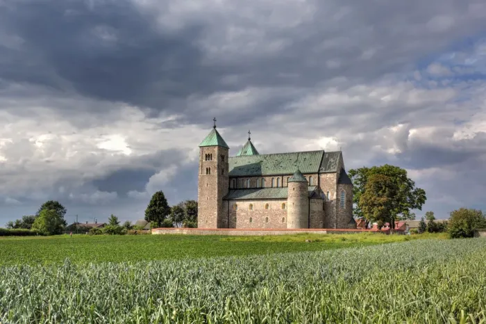 Framed Print : Romanesque collegiate church (1160s), Tum, Lodz Voivodeship, Northern Poland Framed Print : Romanesque collegiate church (1160s), Tum, Lodz Voivodeship, Northern Poland