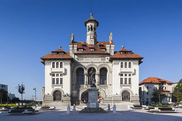 Romania, Black Sea Coast, Constanta, Piata Ovidiu, Ovid Square, National History