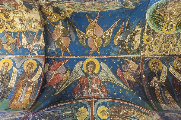 Romania, Bucovina Region, Bucovina Monasteries, Manastirea Humorului, Humor Monastery