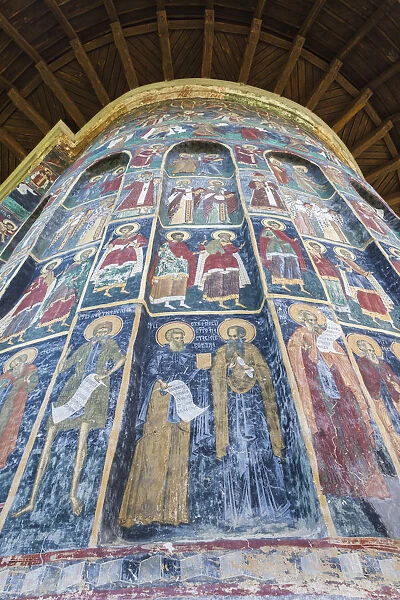 Romania, Bucovina Region, Bucovina Monasteries, Sucevita, Sucevita Monastery, 16th