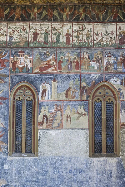 Romania, Bucovina Region, Bucovina Monasteries, Sucevita, Sucevita Monastery, 16th