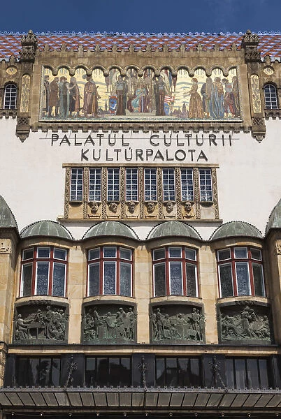 Romania, Transylvania, Targu Mures, Culture Palace Building, exterior