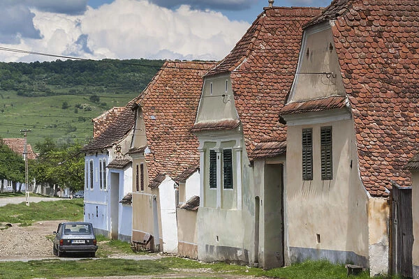 Romania, Transylvania, Viscri, traditional Romanian village, supported by Prince Charles