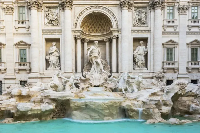 Framed Print : Rome, Lazio, Italy. Details of the Trevi Fountains statues Framed Print : Rome, Lazio, Italy. Details of the Trevi Fountains statues