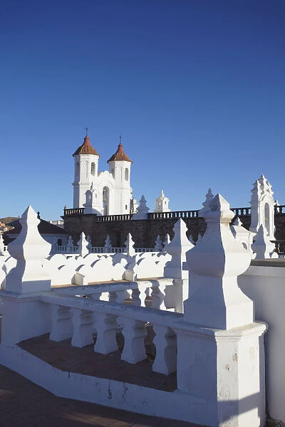 Rooftop of Convento de San Felipe Neri, Sucre (UNESCO World Heritage Site), Bolivia