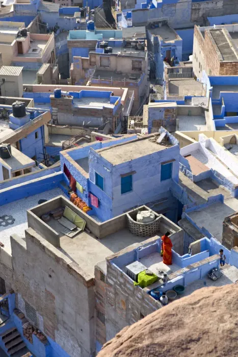 Framed Print : Rooftops, Jodhpur (The Blue City), Rajasthan, India Framed Print : Rooftops, Jodhpur (The Blue City), Rajasthan, India