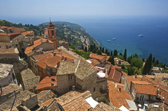 Framed Print : Roquebrune, Cote Azur, Alpes-Maritimes, Provence-Alpes-Cote d Azur Framed Print : Roquebrune, Cote Azur, Alpes-Maritimes, Provence-Alpes-Cote d Azur