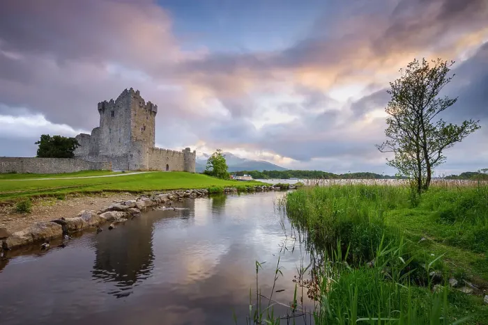 Framed Print : Ross Castle (b. 15th Century) on Lough Leane near Killarney, Killarney National Park, Killarney, Ring of Kerry, Co. Kerry, Ireland, Europe Framed Print : Ross Castle (b. 15th Century) on Lough Leane near Killarney, Killarney National Park, Killarney, Ring of Kerry, Co. Kerry, Ireland, Europe