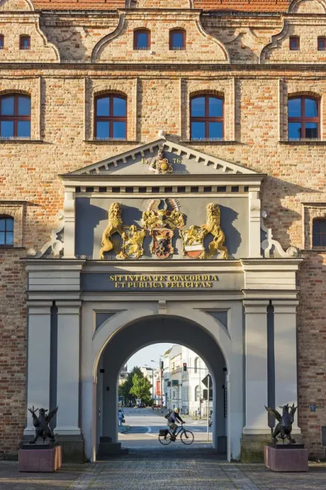 Framed Print : Rostock, Mecklenburg-Western Pomerania, Germany. Steintor (Stone Gate) Framed Print : Rostock, Mecklenburg-Western Pomerania, Germany. Steintor (Stone Gate)