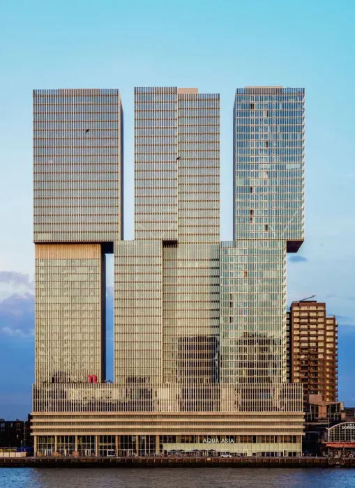 Framed Print : De Rotterdam Building, Kop van Zuid, Rotterdam, South Holland, The Netherlands Framed Print : De Rotterdam Building, Kop van Zuid, Rotterdam, South Holland, The Netherlands