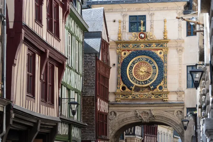 Framed Print : Rouen clock, Normandy, France Framed Print : Rouen clock, Normandy, France