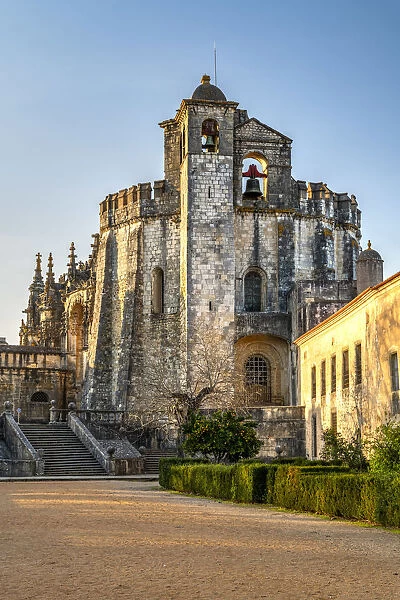 Round Templar church of the Convent of the Order of Christ, Tomar, Centro, Portugal