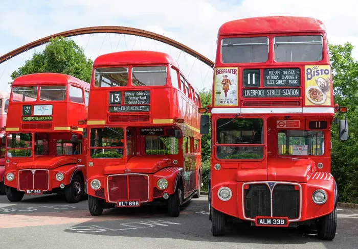 Framed Print : Routemaster buses parade at the 70th anniversary of the first Routemaster bus, RM1, London, England Framed Print : Routemaster buses parade at the 70th anniversary of the first Routemaster bus, RM1, London, England
