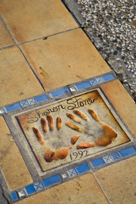 Framed Print : Row of handprints on the Allee des Stars, Cannes, Cote D Azur, France Framed Print : Row of handprints on the Allee des Stars, Cannes, Cote D Azur, France
