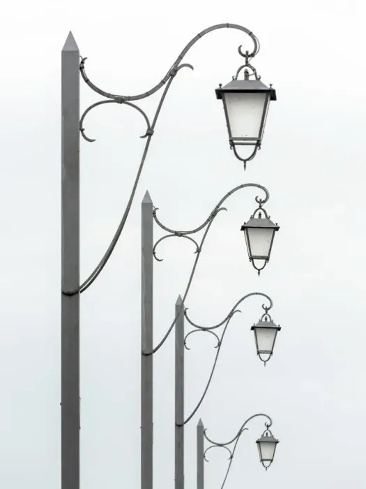 Framed Print : A row of Street Lamps in Burano, Venice province, Veneto region, Italy, Europe Framed Print : A row of Street Lamps in Burano, Venice province, Veneto region, Italy, Europe
