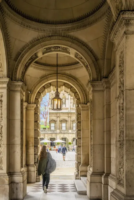 Framed Print : The Royal Academy of Arts, Burlington House, Mayfair, London, England, UK