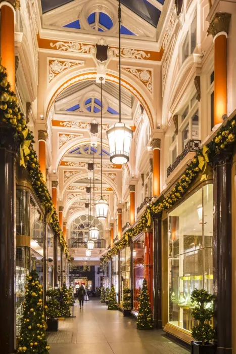 Framed Print : Royal Arcade, Old Bond Street, Mayfair, London, England, UK