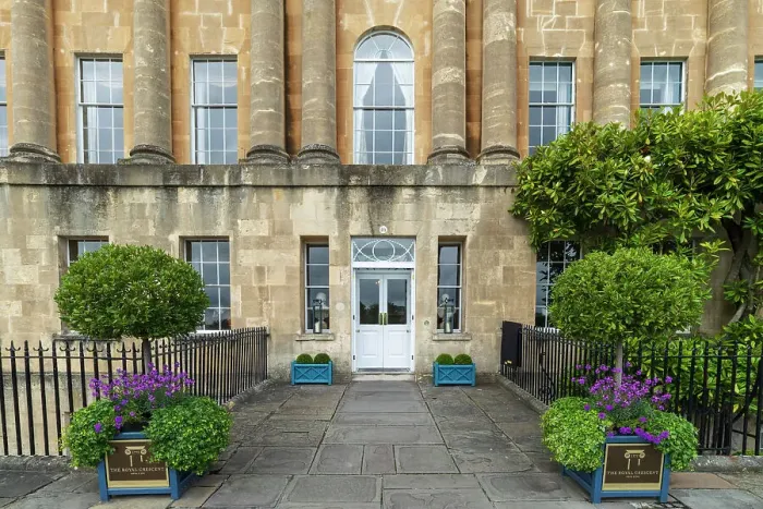 Framed Print : The Royal Crescent Hotel and Spa on the Royal Crescent in Bath, Somerset, England. Summer (June) 2019 Framed Print : The Royal Crescent Hotel and Spa on the Royal Crescent in Bath, Somerset, England. Summer (June) 2019