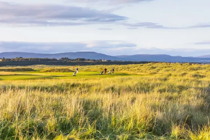 Framed Print : Royal Dornoch golf club, Dornoch Beach, Dornoch, Sutherland, Scotland, United Kingdom