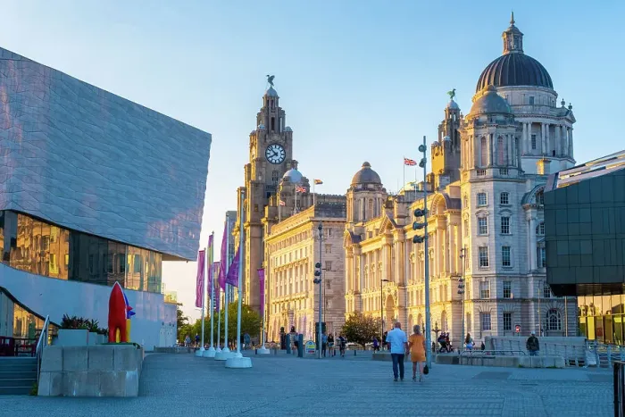 Framed Print : Royal Liver Building, Cunard Building and Port of Liverpool Building, Liverpool, Merseyside, England, UK Framed Print : Royal Liver Building, Cunard Building and Port of Liverpool Building, Liverpool, Merseyside, England, UK
