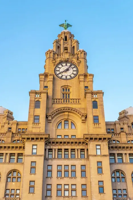 Framed Print : Royal Liver Building, Liverpool, Merseyside, England, UK
