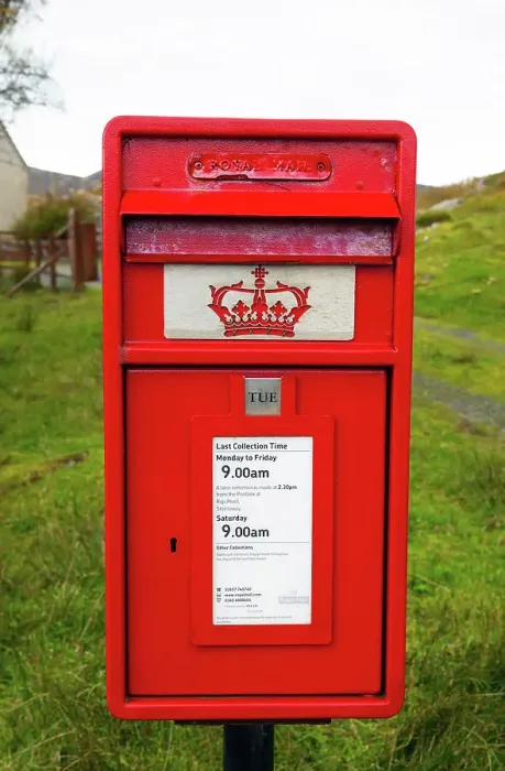 Framed Print : Royal Mail post box in a small village of Finsbay, Isle of Harris, Outer Hebrides, Scotland Framed Print : Royal Mail post box in a small village of Finsbay, Isle of Harris, Outer Hebrides, Scotland