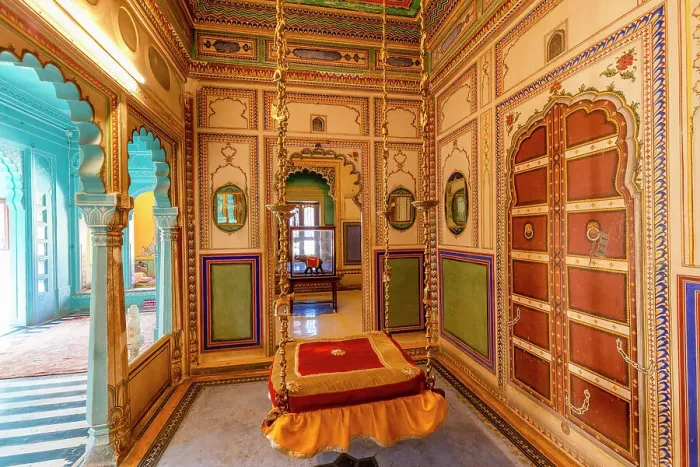 Framed Print : Royal Swing in Bhim Vilas, City Palace, Udaipur, Rajasthan, India, South Asia Framed Print : Royal Swing in Bhim Vilas, City Palace, Udaipur, Rajasthan, India, South Asia