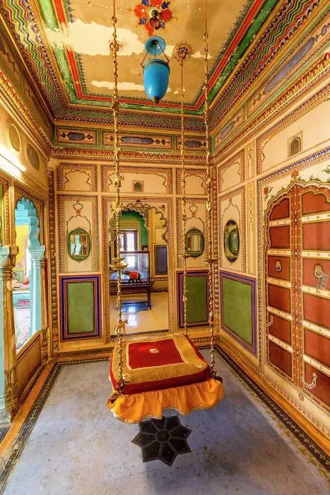 Framed Print : Royal Swing in Bhim Vilas, City Palace, Udaipur, Rajasthan, India, South Asia Framed Print : Royal Swing in Bhim Vilas, City Palace, Udaipur, Rajasthan, India, South Asia