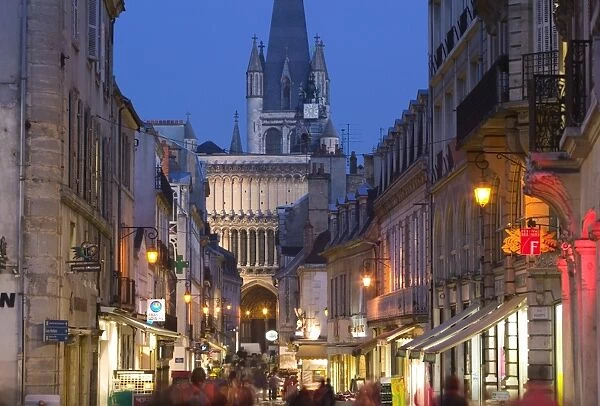 Rue Musette & Eglise Notre Dame, Dijon, Burgundy, France
