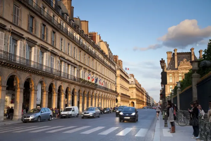 Framed Print : Rue de Rivoli, Paris, France Framed Print : Rue de Rivoli, Paris, France