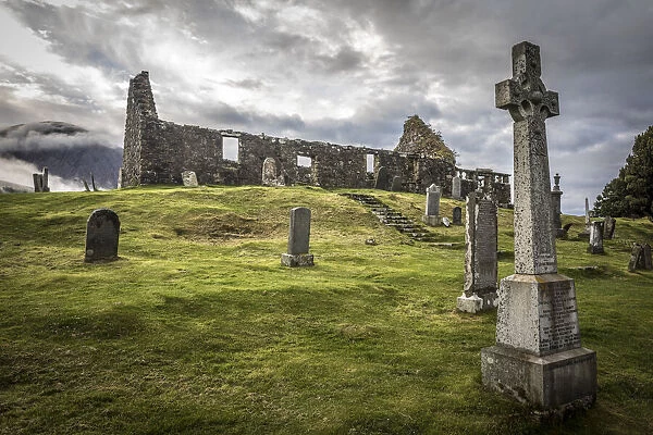 Ruin of the Church of Kilchrist, Broadford, Isle of Skye, Highlands, Scotland