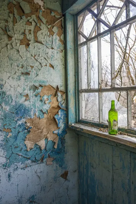 Framed Print : Ruined house in an abandoned village inside the Chernobyl Exclusion Zone, Ukraine Framed Print : Ruined house in an abandoned village inside the Chernobyl Exclusion Zone, Ukraine