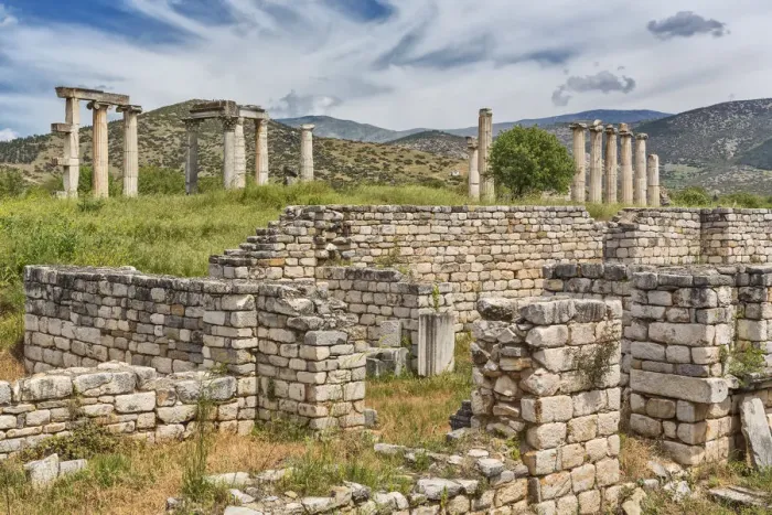 Framed Print : Ruins of ancient Aphrodisias, Aydin Province, Turkey