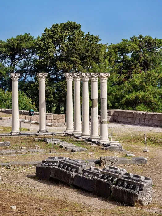 Framed Print : Ruins of ancient Asclepieion, Kos Island, Dodecanese, Greece Framed Print : Ruins of ancient Asclepieion, Kos Island, Dodecanese, Greece