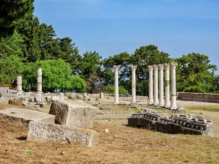 Framed Print : Ruins of ancient Asclepieion, Kos Island, Dodecanese, Greece Framed Print : Ruins of ancient Asclepieion, Kos Island, Dodecanese, Greece