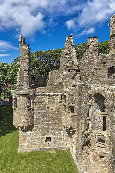 Ruins of the Bishops Palace, Kirkwall, Mainland, Orkney islands, Scotland, UK