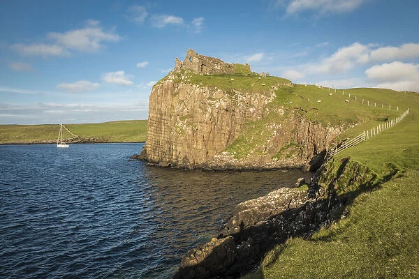 Ruins of Duntulm Castle in the north of the Trotternish Peninsula, Isle of Skye
