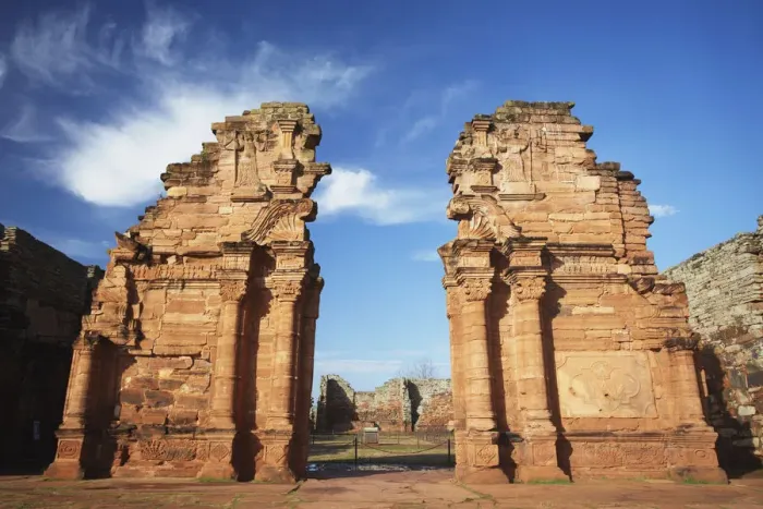 Framed Print : Ruins of mission at San Ignacio Mini (UNESCO World Heritage Site), Misiones, Argentina Framed Print : Ruins of mission at San Ignacio Mini (UNESCO World Heritage Site), Misiones, Argentina