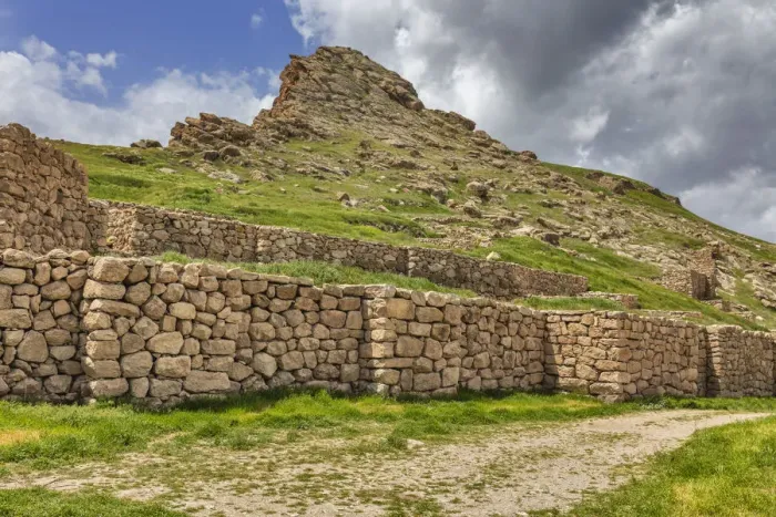 Framed Print : Ruins of Urarten fortress, 7th century BC, archeological site, Bastam, West Azerbaijan Framed Print : Ruins of Urarten fortress, 7th century BC, archeological site, Bastam, West Azerbaijan